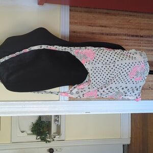 Free People Floral Pink and Cream Women's Bag